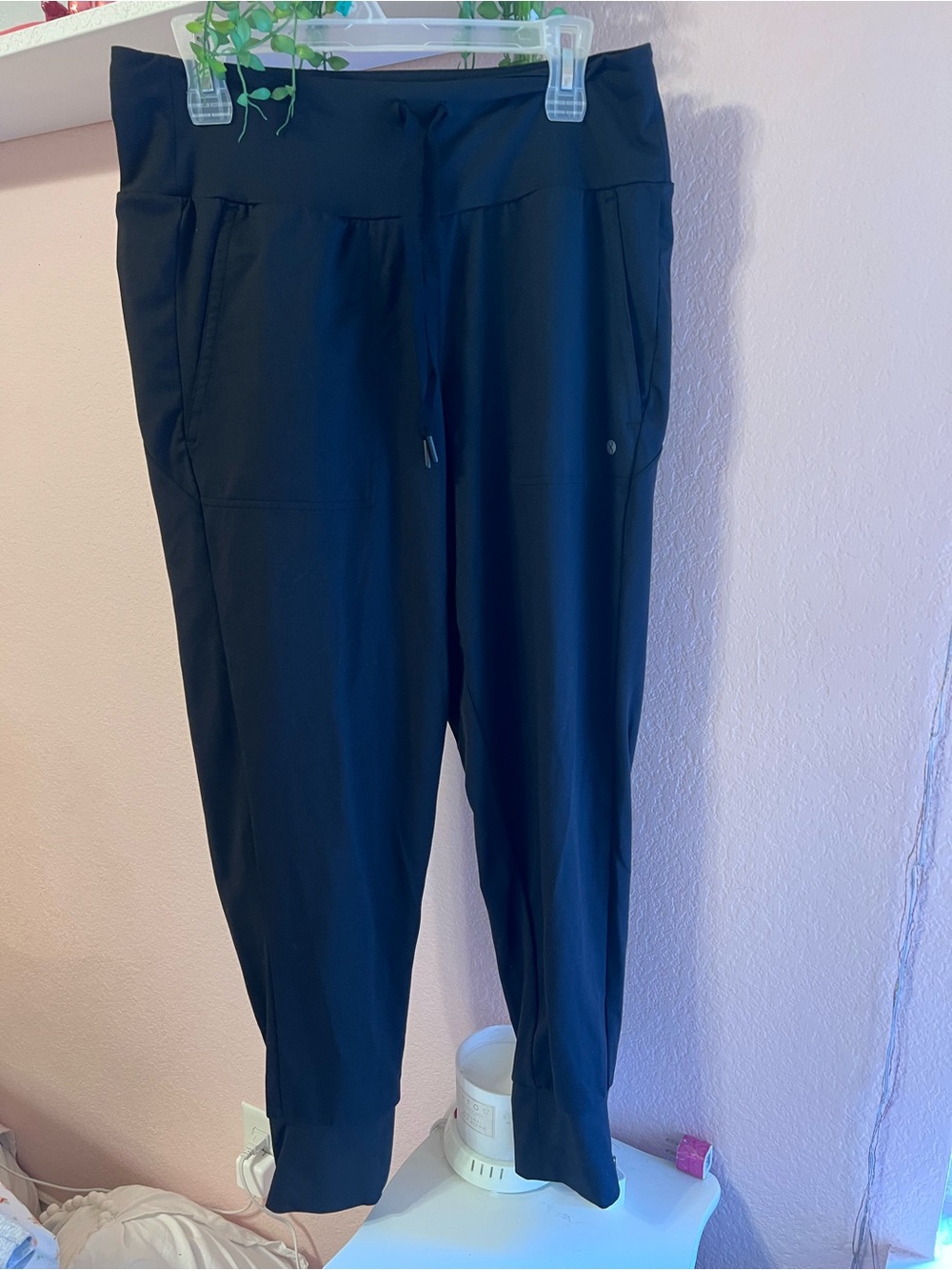 Women's Black Track Jogger Pants - Casual Activewear